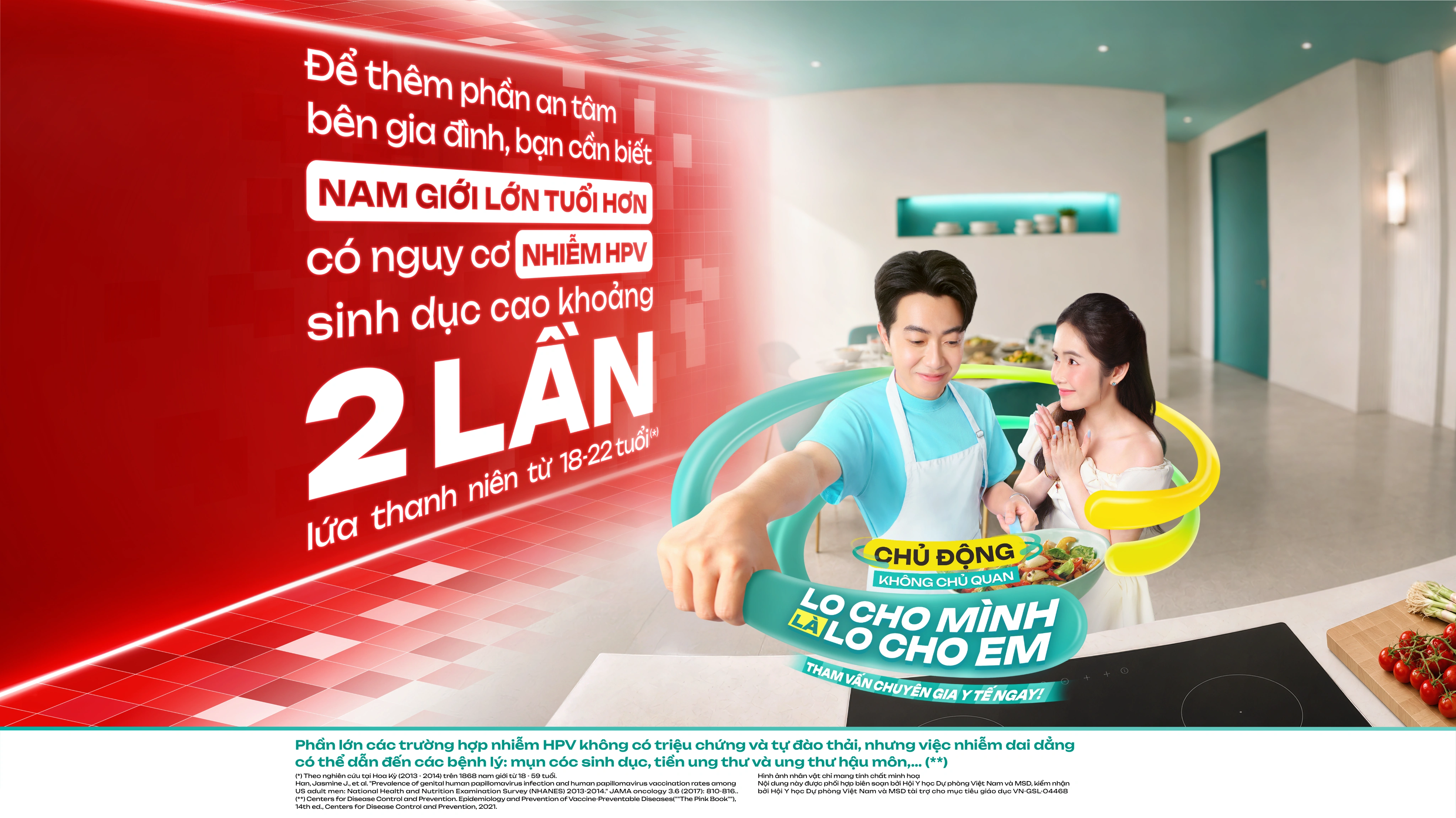 Dự phòng HPV cho Nam 27 - 45 tuổi